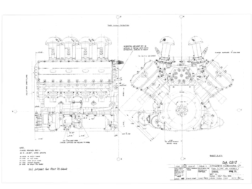 Cosworth DFV Drawing