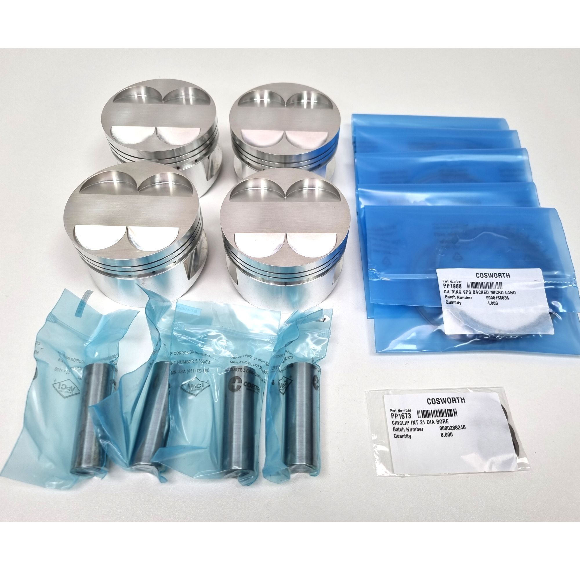 Cosworth 10001487 BDG Hoyle PA0278 Piston Set Cosworth 10001487 BDG Hoyle PA0278 Piston Set