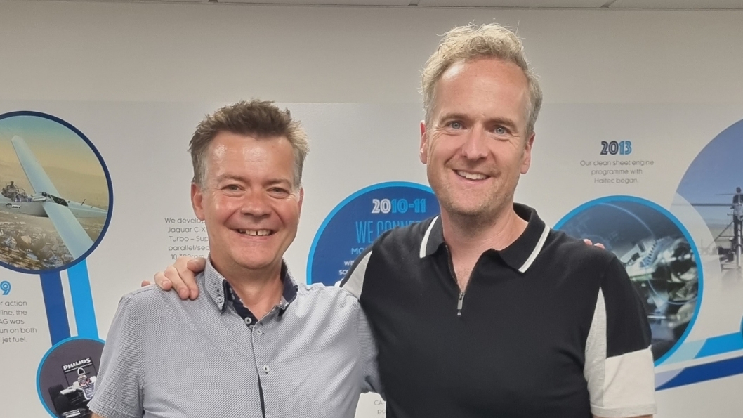 Matt Grant with Tim Shaw of Car SOS