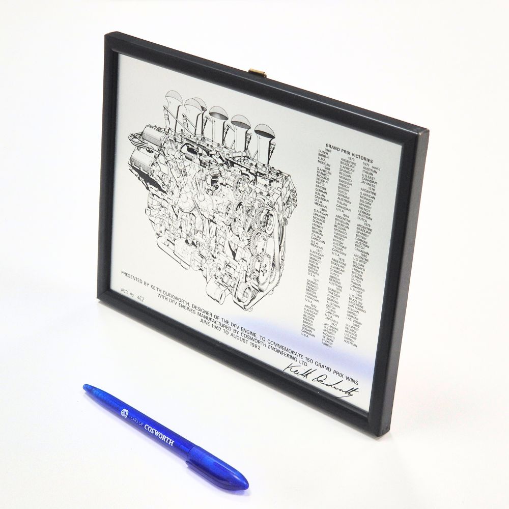 Cosworth DFV Plaque #462
